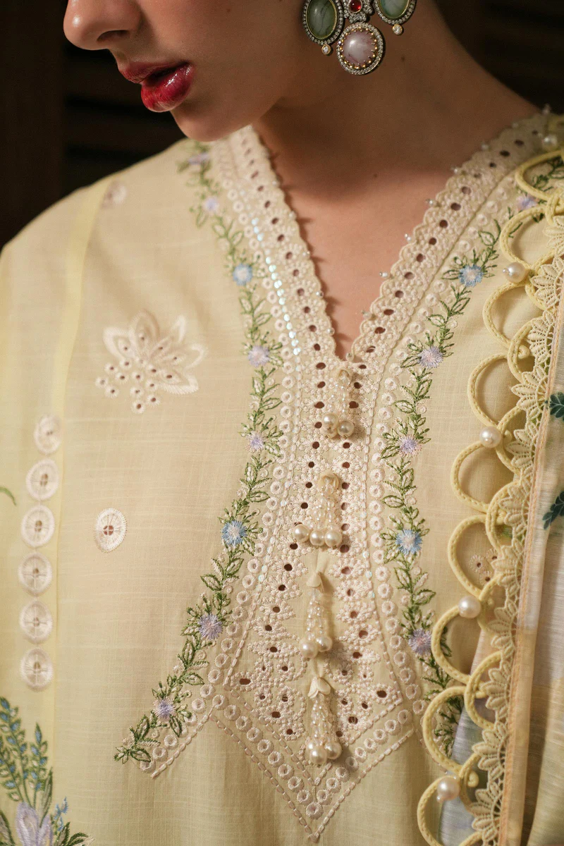 Sana Safinaz |Luxury Lawn '25 - L251-010A-3DI