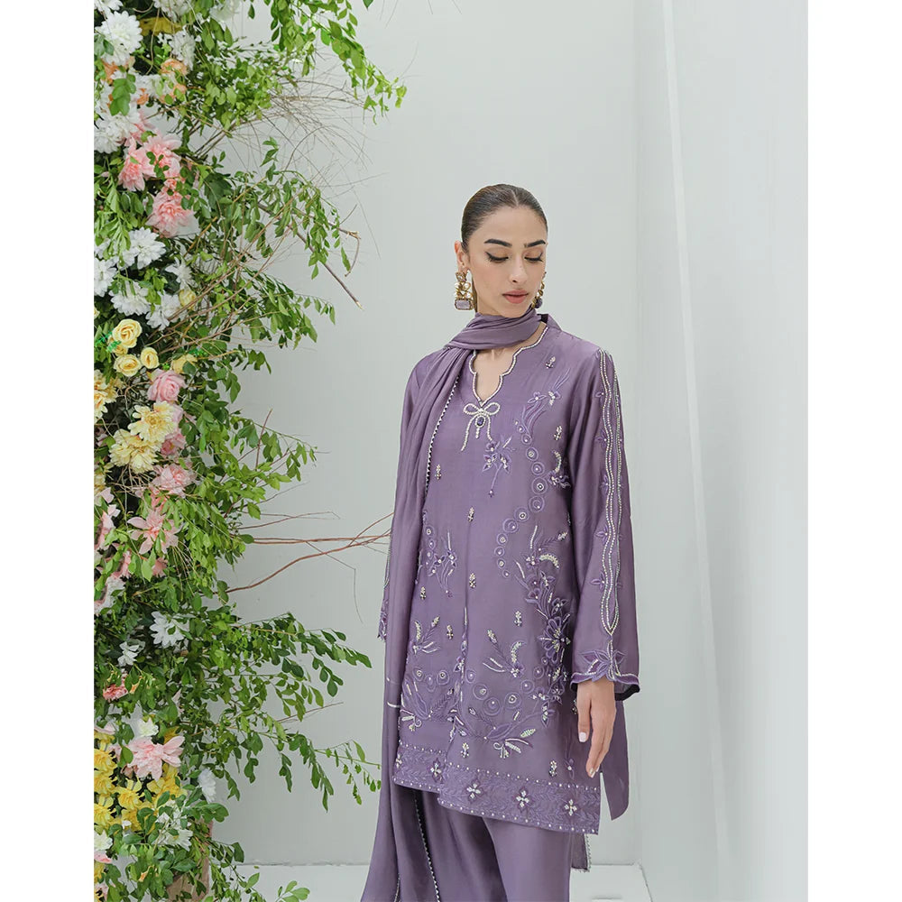 NIMRAH HAFSA | MAUVE FULL SET