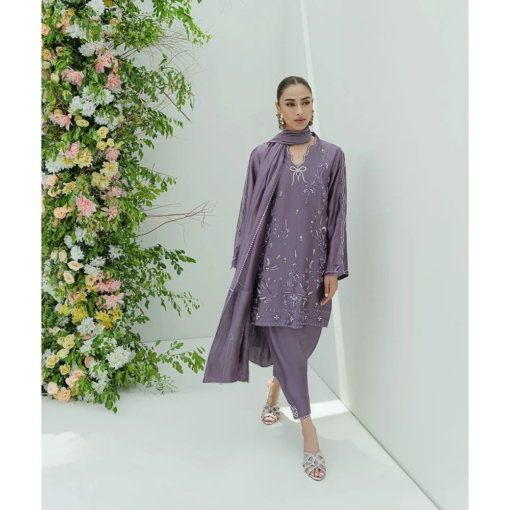 NIMRAH HAFSA | MAUVE FULL SET
