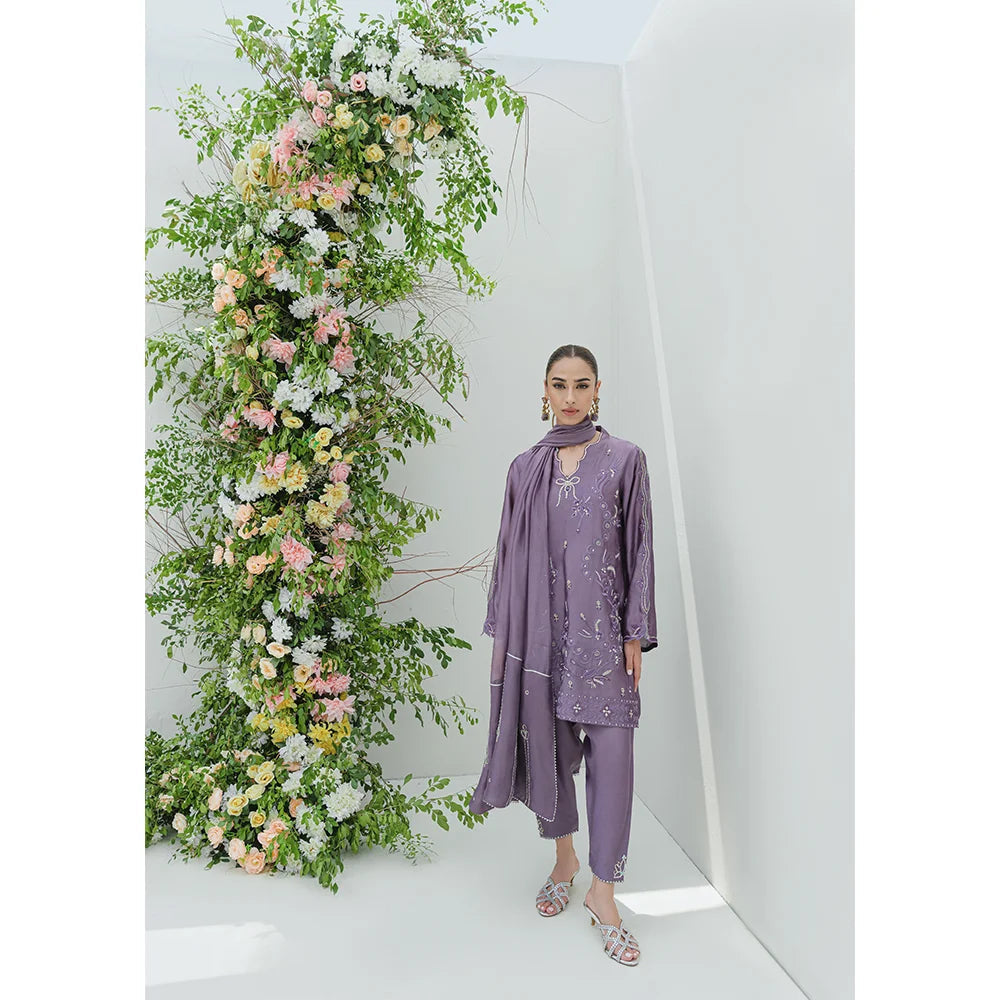 NIMRAH HAFSA | MAUVE FULL SET