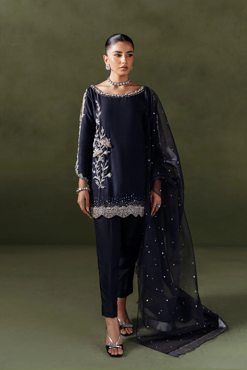 Ammara Khan|Solenne '25 - Midnight Sparkle (D-08)