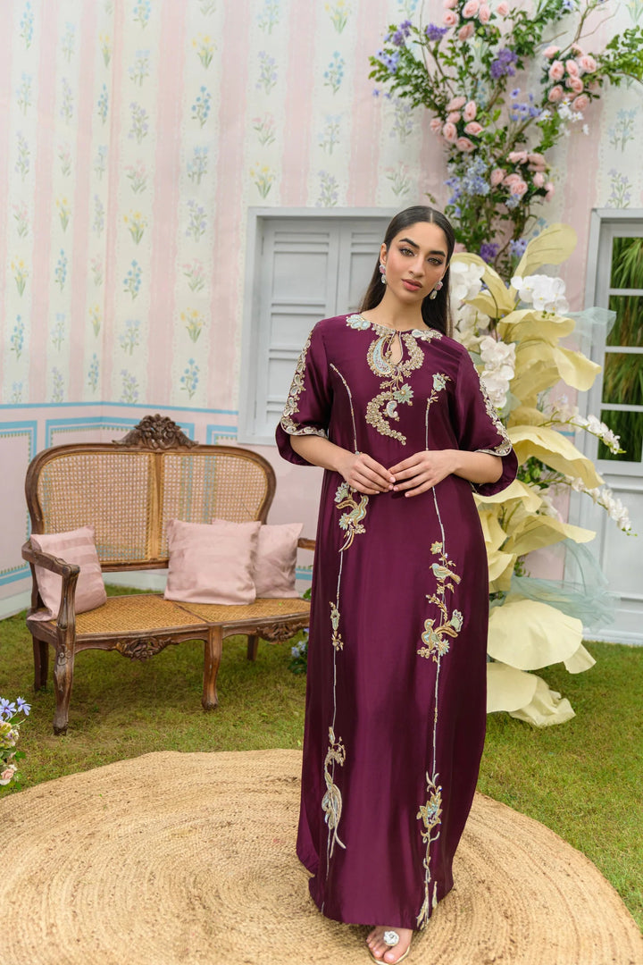 Flairs Studio|Zarayna-Festive Formals '25 - Mulberry