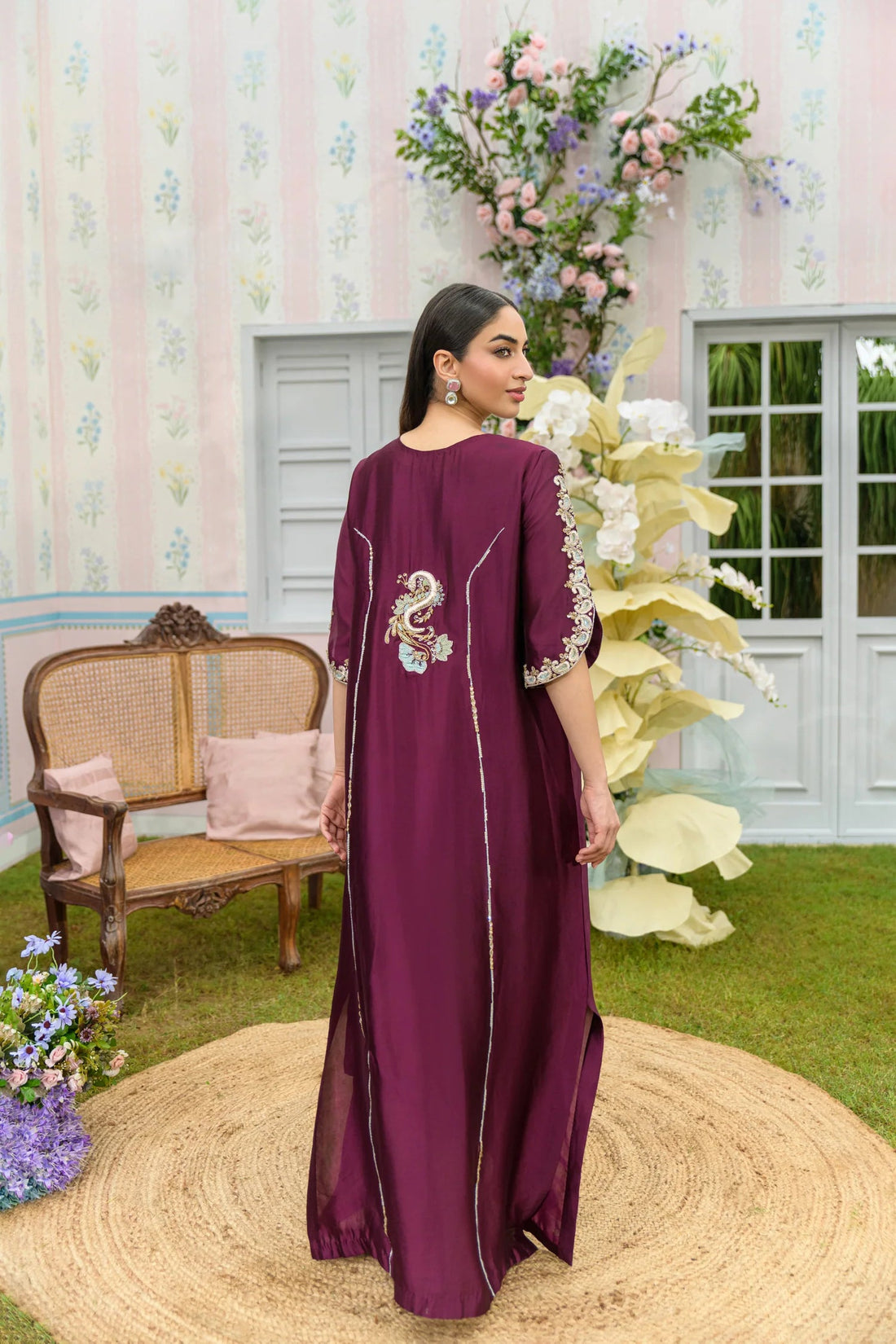 Flairs Studio|Zarayna-Festive Formals '25 - Mulberry