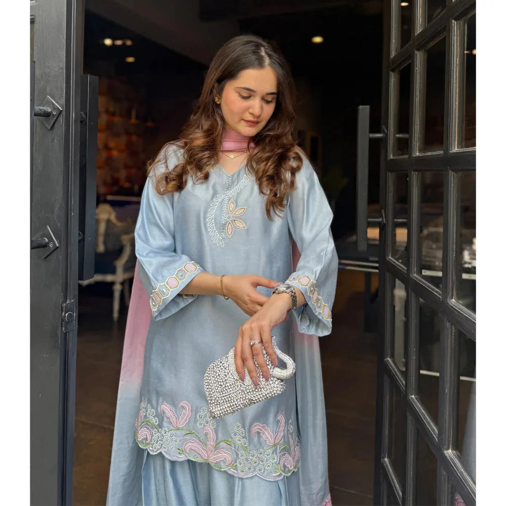 NIMRAH HAFSA | PERIWINKLE FULL SET