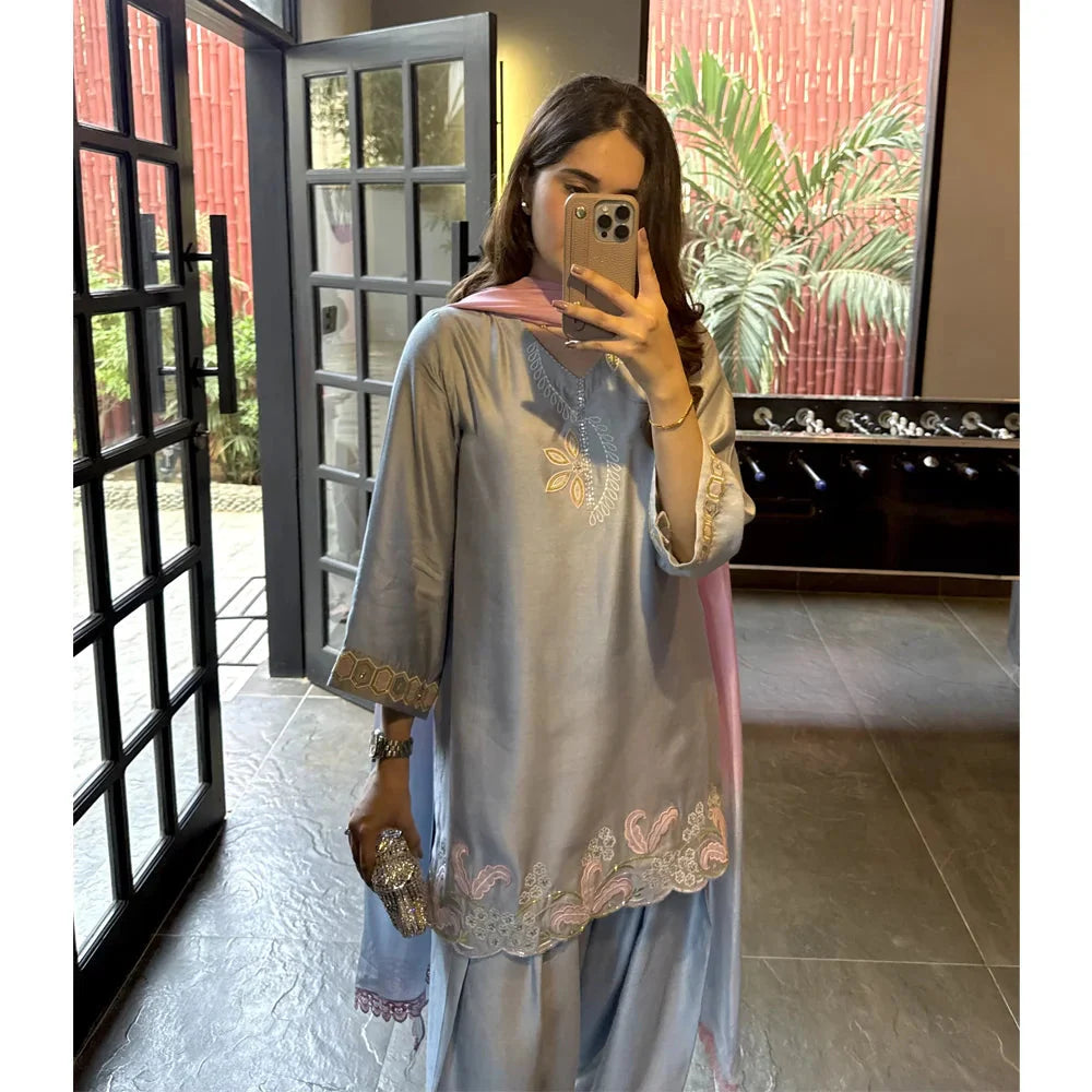 NIMRAH HAFSA | PERIWINKLE FULL SET