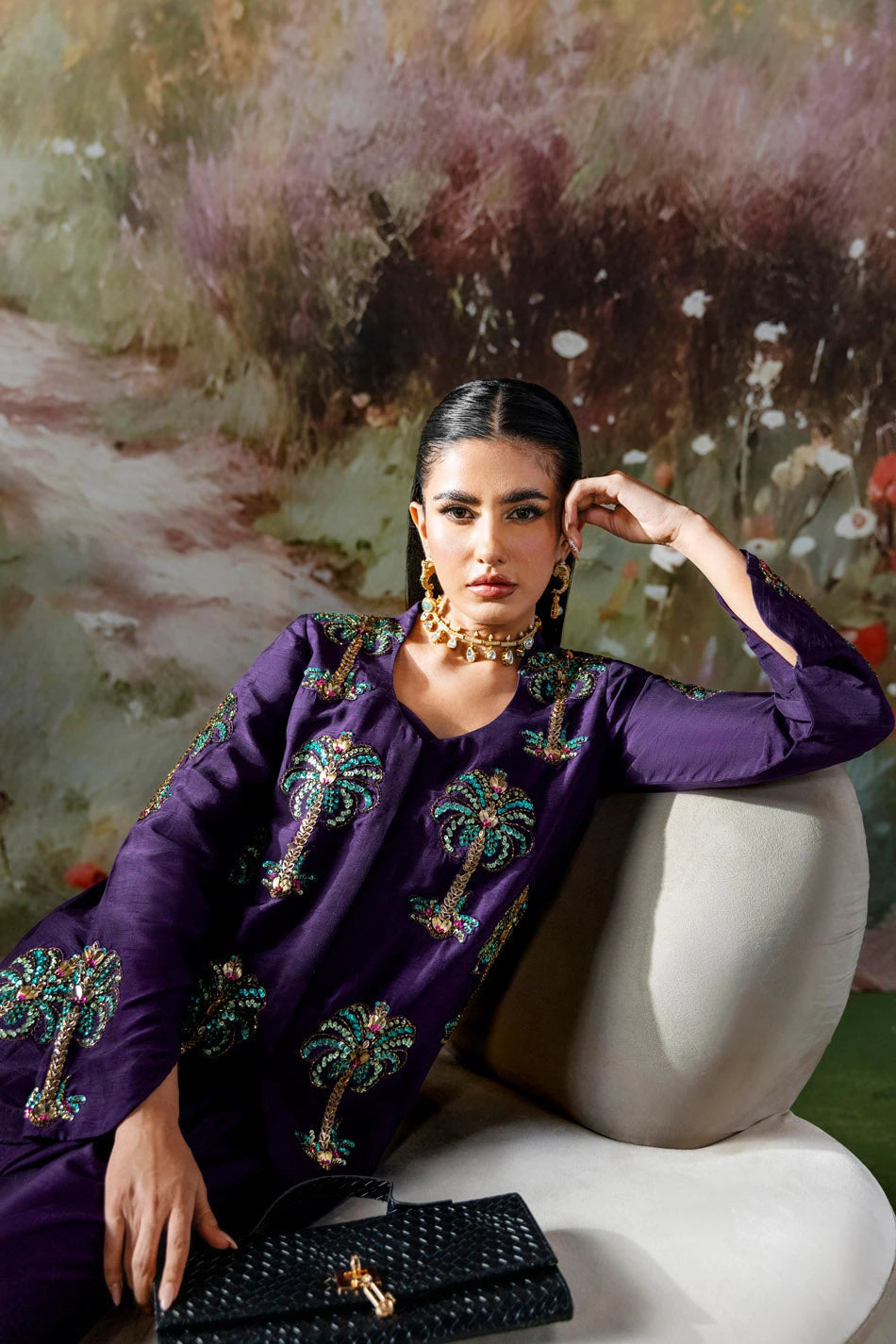 Ammara Khan| Solenne '25 - Palm Luxe (D-06)