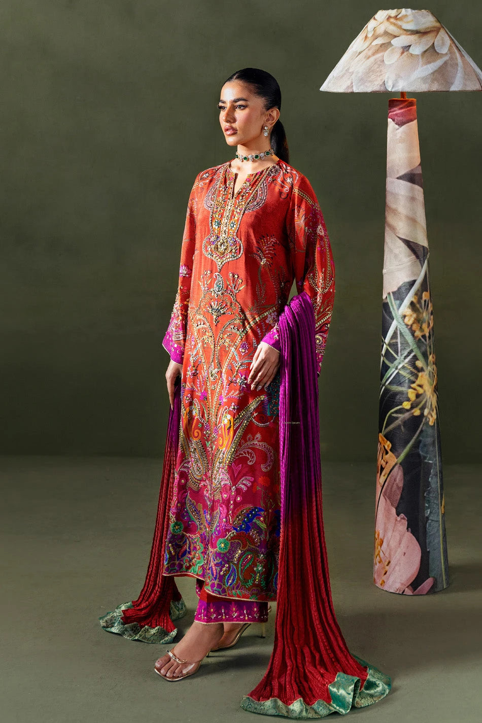 Ammara Khan| Solenne '25 - Regal Rust (D-14)