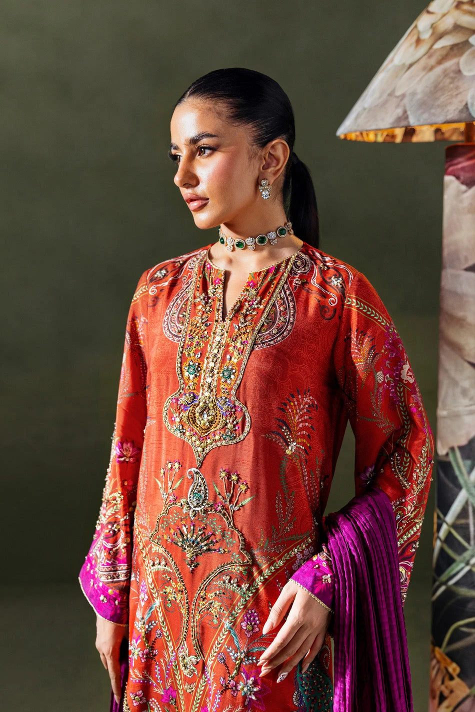 Ammara Khan| Solenne '25 - Regal Rust (D-14)