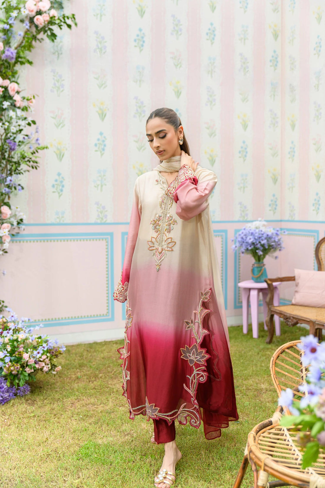 Flairs Studio| Zarayna-Festive Formals '25 - Roselle