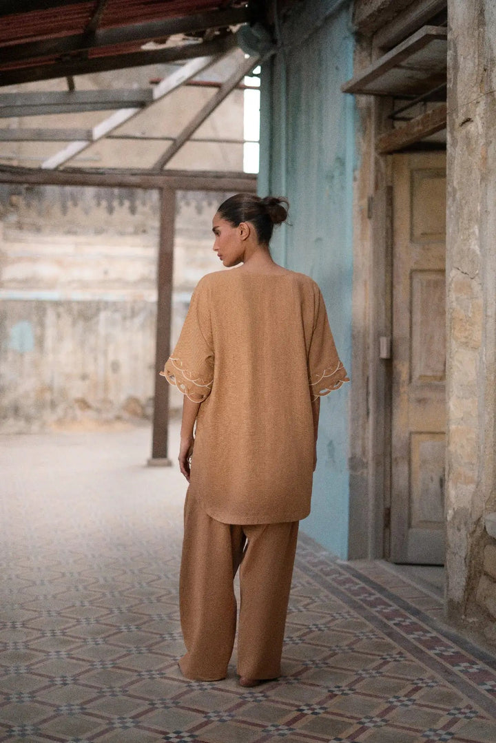 Studio Mehr  |Fall  '25  Collection - Toasted Wheat Matching Set