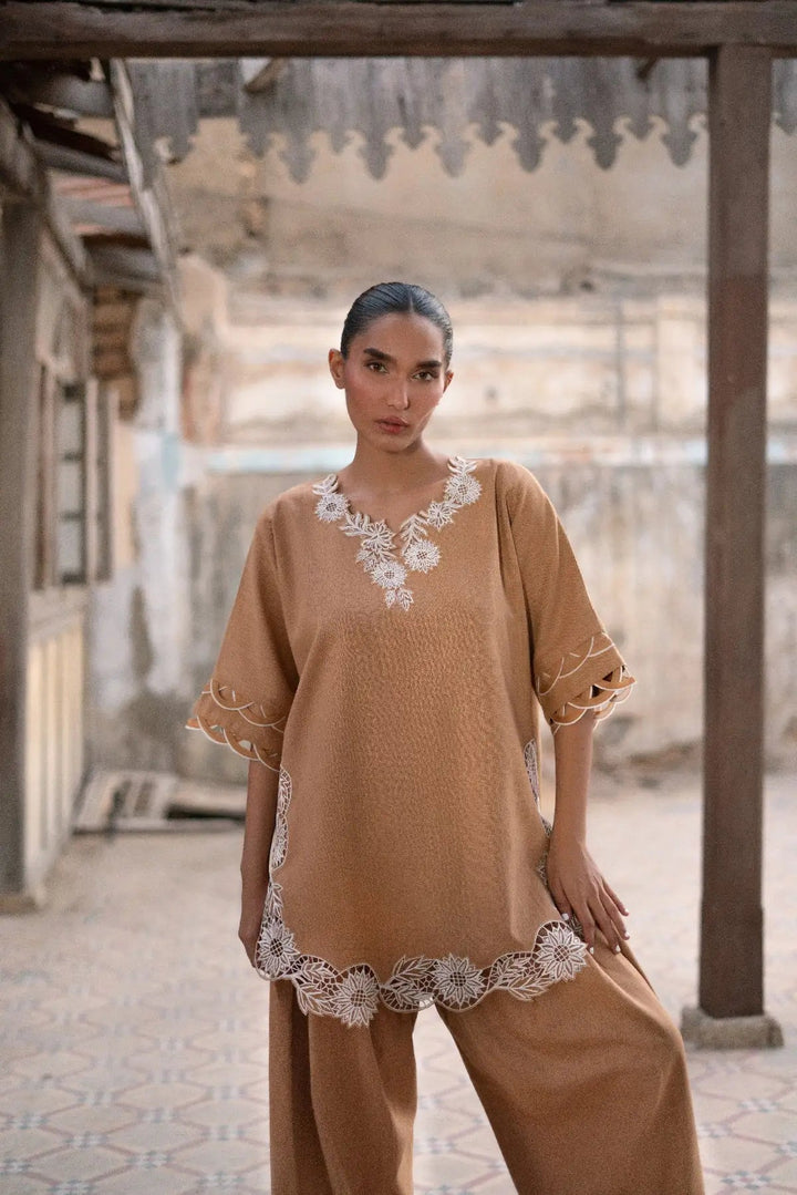 Studio Mehr  |Fall  '25  Collection - Toasted Wheat Matching Set