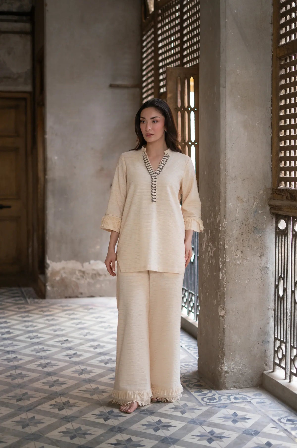 Studio Mehr |'25 Collection - Warm Sand Matching Set