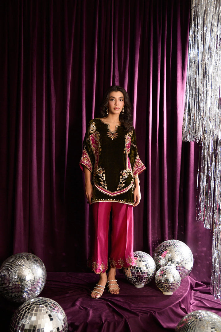 Flairs Studio |Mara Velvet Luxe '25 - Zucchini